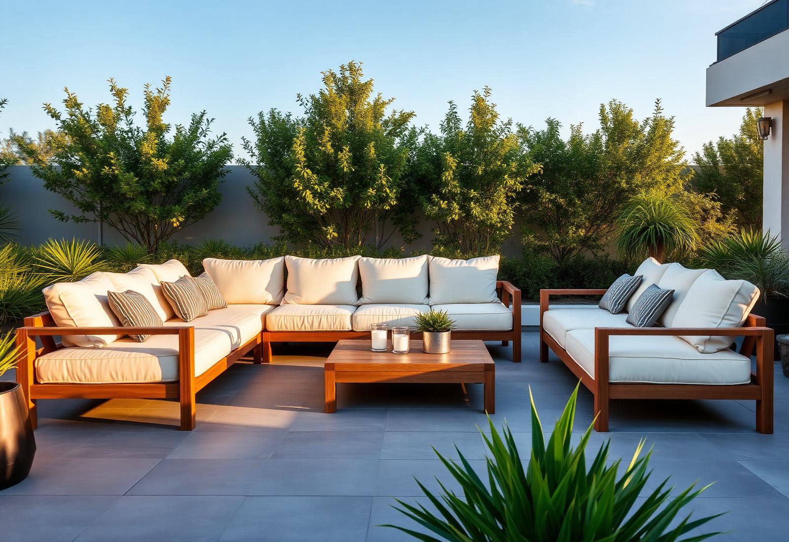 Luxury outdoor comfort.
